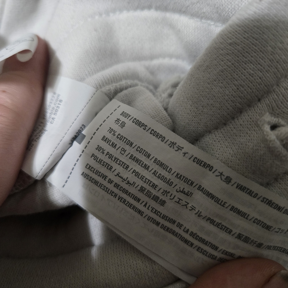 Hollister Shorts Mens Small White Fleece Sweat Drawstring Logo Athletic - Picture 5 of 9